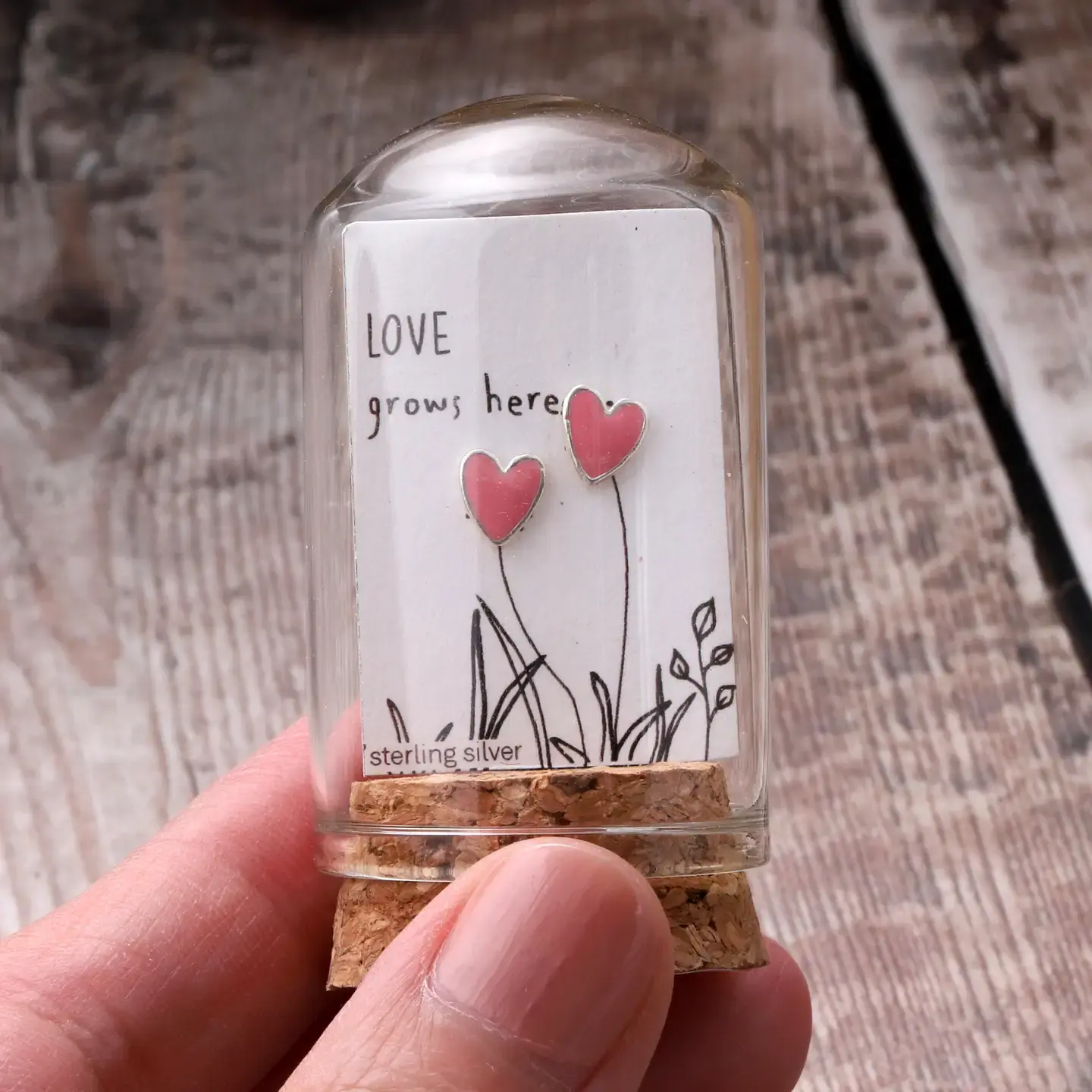 Attic Creations Attic Creations, Love Grows Here, pink heart