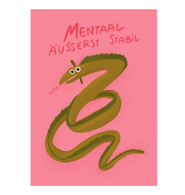 Slinga Slinga, Postkarte, mentaal stabil