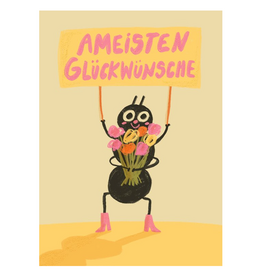 Slinga Slinga, Postkarte, ameisten glückwünsche