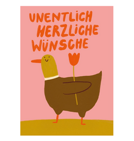 Slinga Slinga, Postkarte, unentlich herzliche glückwünsche