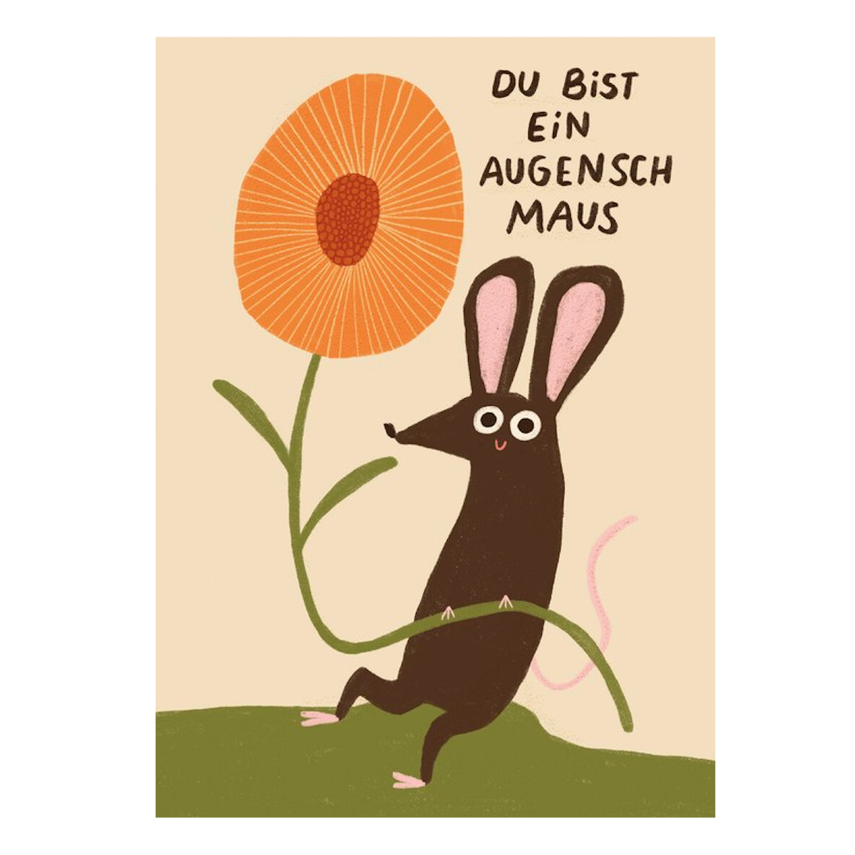 Slinga Slinga, Postkarte, augenschmaus