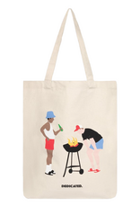 Dedicated Dedicated, Tote Bag Torekov BBQ, off-white