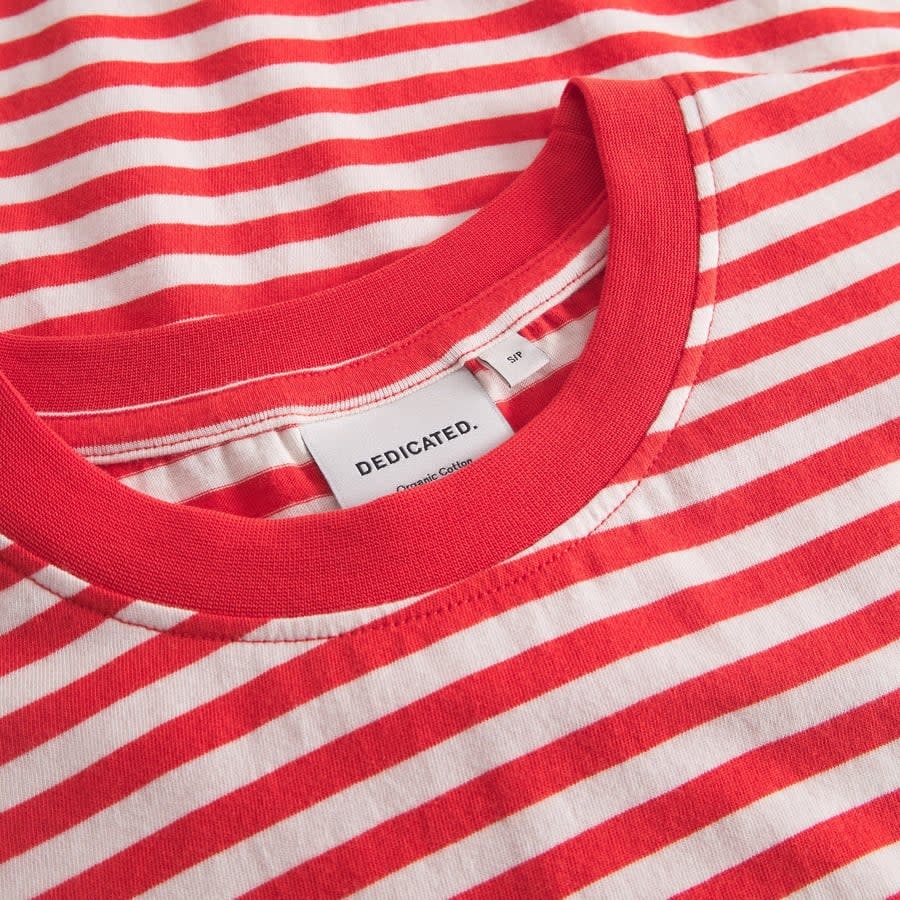 Dedicated Dedicated, Vadstena Stripes, grenadine red, M