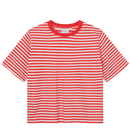 Dedicated Dedicated, Vadstena Stripes, grenadine red, XS