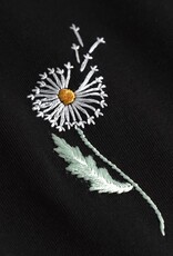 Dedicated Dedicated, Visby Dandelion EMB, black, M