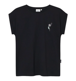 Dedicated Dedicated, Visby Dandelion EMB, black, S