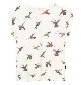Dedicated Dedicated, Visby Hummingbirds, off-white, XS