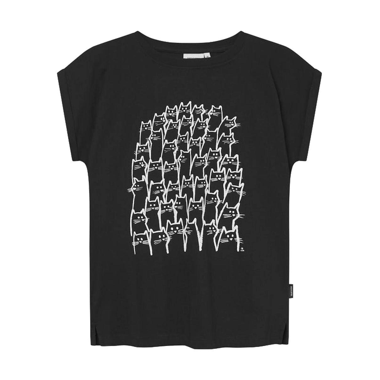 Dedicated Dedicated, Visby Cat Crowd, black, XS