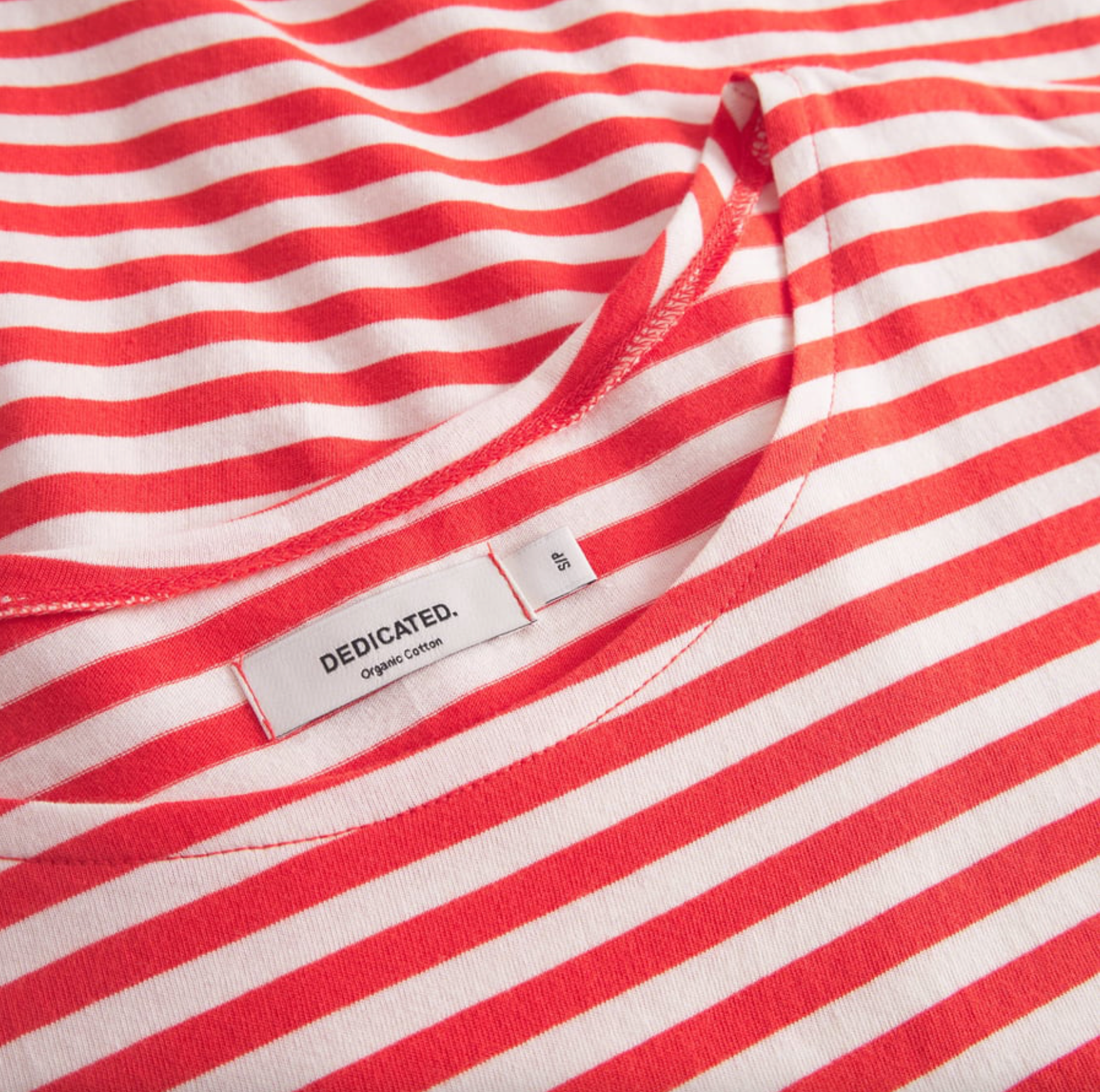 Dedicated Dedicated, Humledal Stripes, grenadine red, M