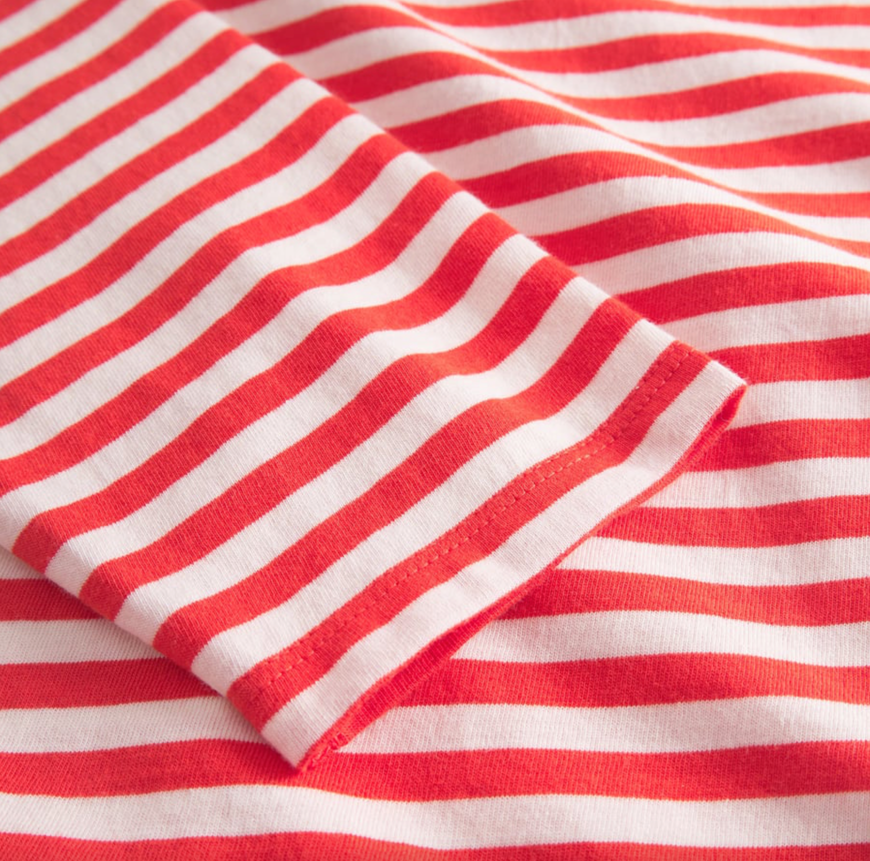 Dedicated Dedicated, Humledal Stripes, grenadine red, XS