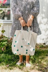 OMOM OMOM, Tote Bag, green hearts