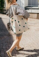 OMOM OMOM, Tote Bag, green hearts