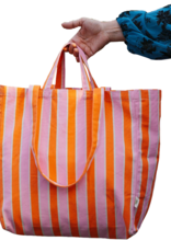 OMOM OMOM, Striped Tote Bag, orange/pink