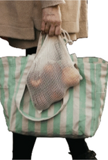 OMOM OMOM, Striped Tote Bag Low, mint