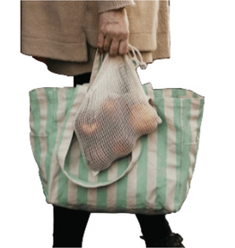 OMOM OMOM, Striped Tote Bag Low, mint