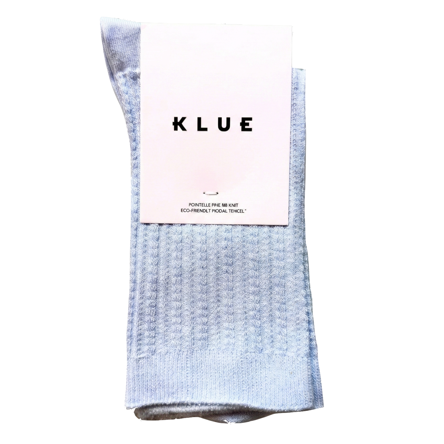 KLUE KLUE, Fine Pointelle, sky blue, 36-40