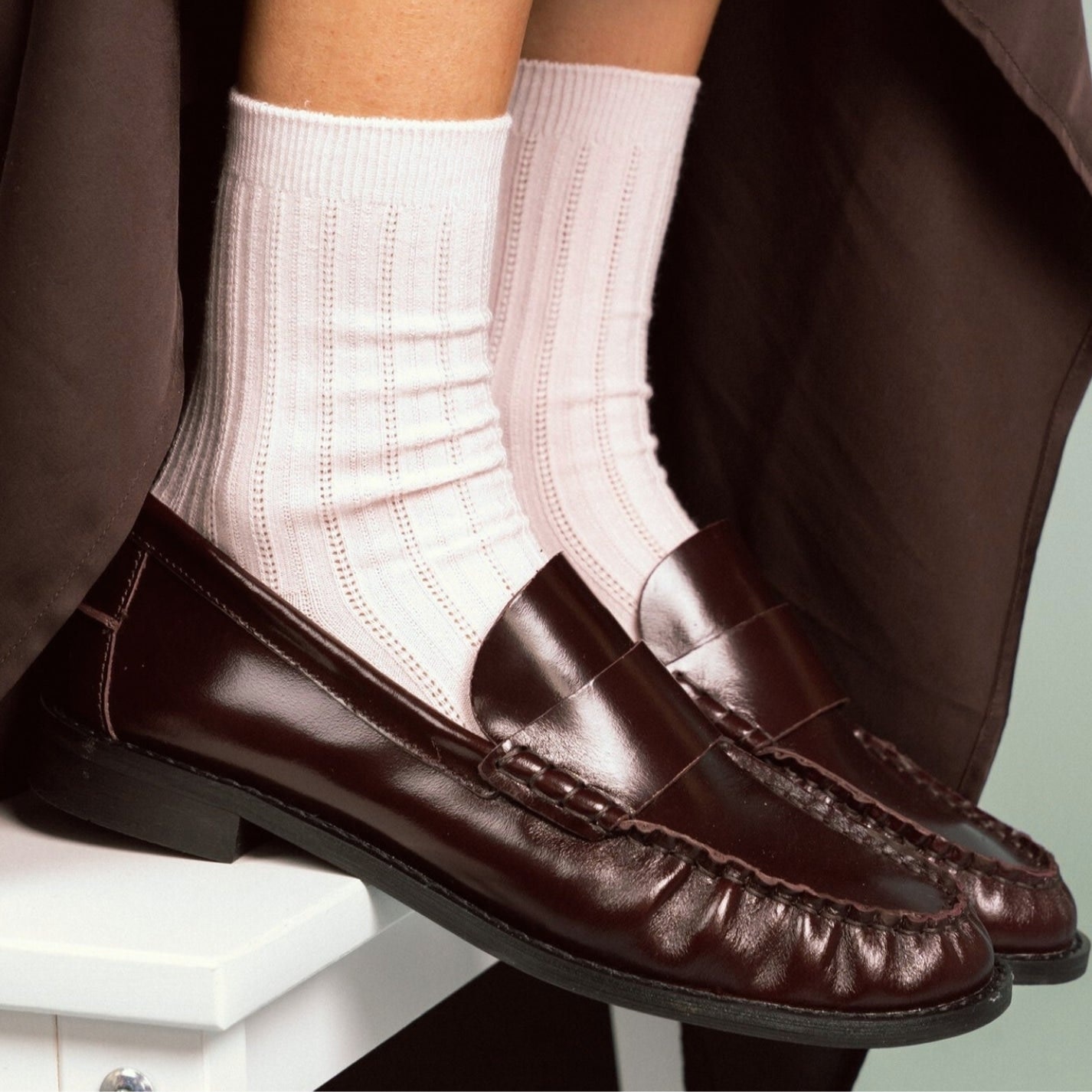 KLUE KLUE, Fine Pointelle, pink, 36-40