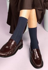 KLUE KLUE, Fine Pointelle, navy, 36-40