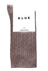 KLUE KLUE, Fine Pointelle, moka, 36-40