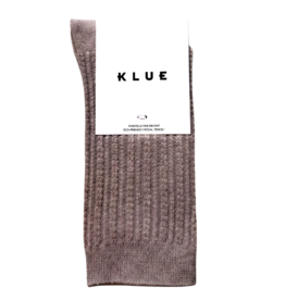 KLUE KLUE, Fine Pointelle, moka, 36-40