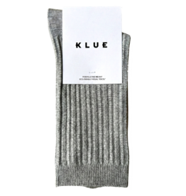 KLUE KLUE, Fine Pointelle, light grey, 36-40