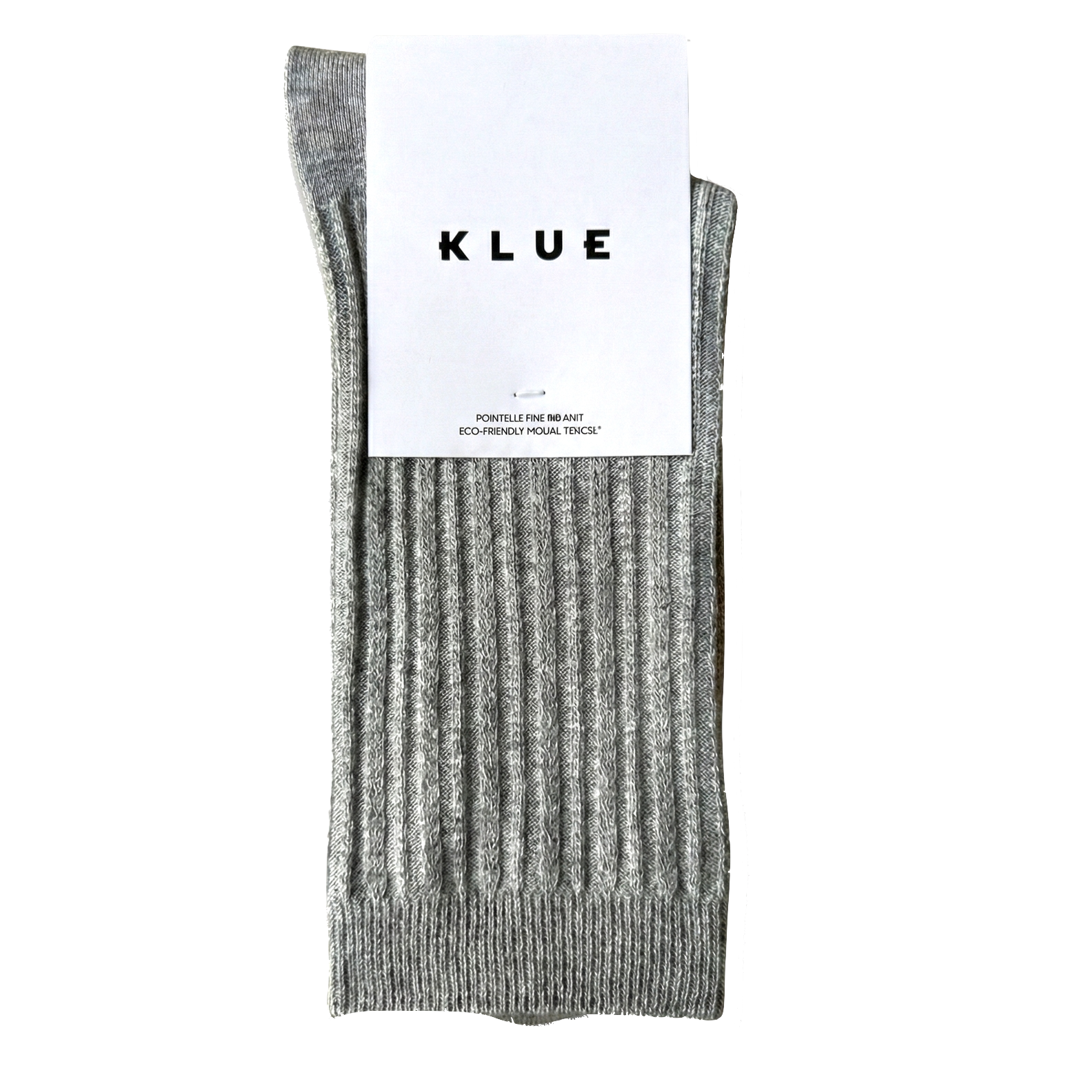 KLUE KLUE, Fine Pointelle, light grey, 36-40