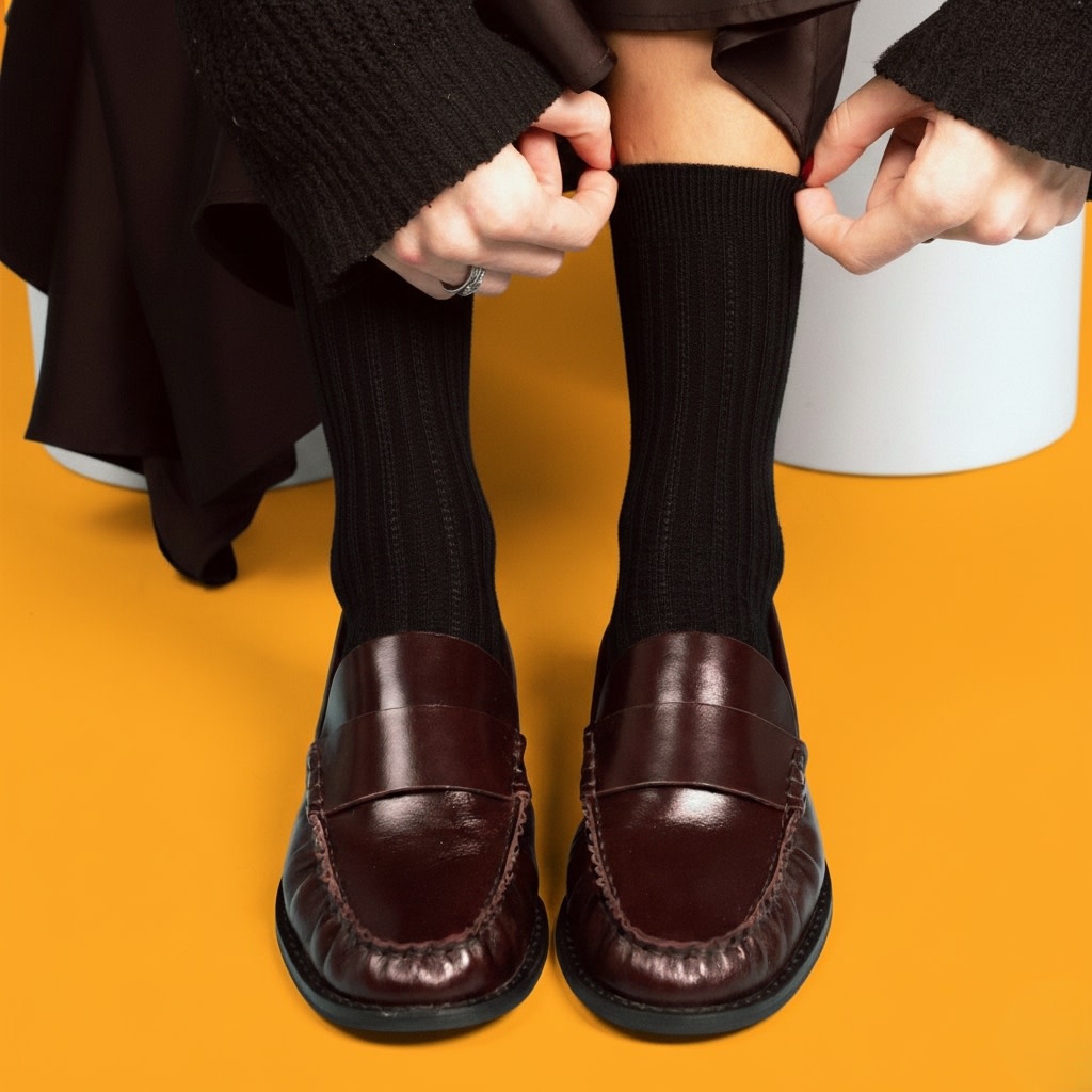 KLUE KLUE, Fine Pointelle, black, 36-40