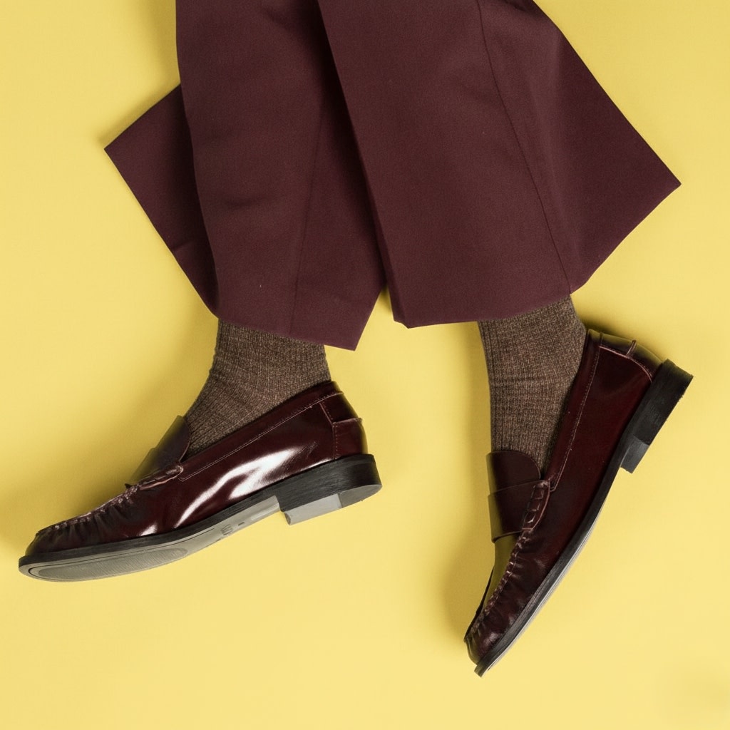 KLUE KLUE, Organic Fine Stripes, moka, 36-40