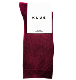 KLUE KLUE, Organic Fine Stripes, burgundy, 41-46