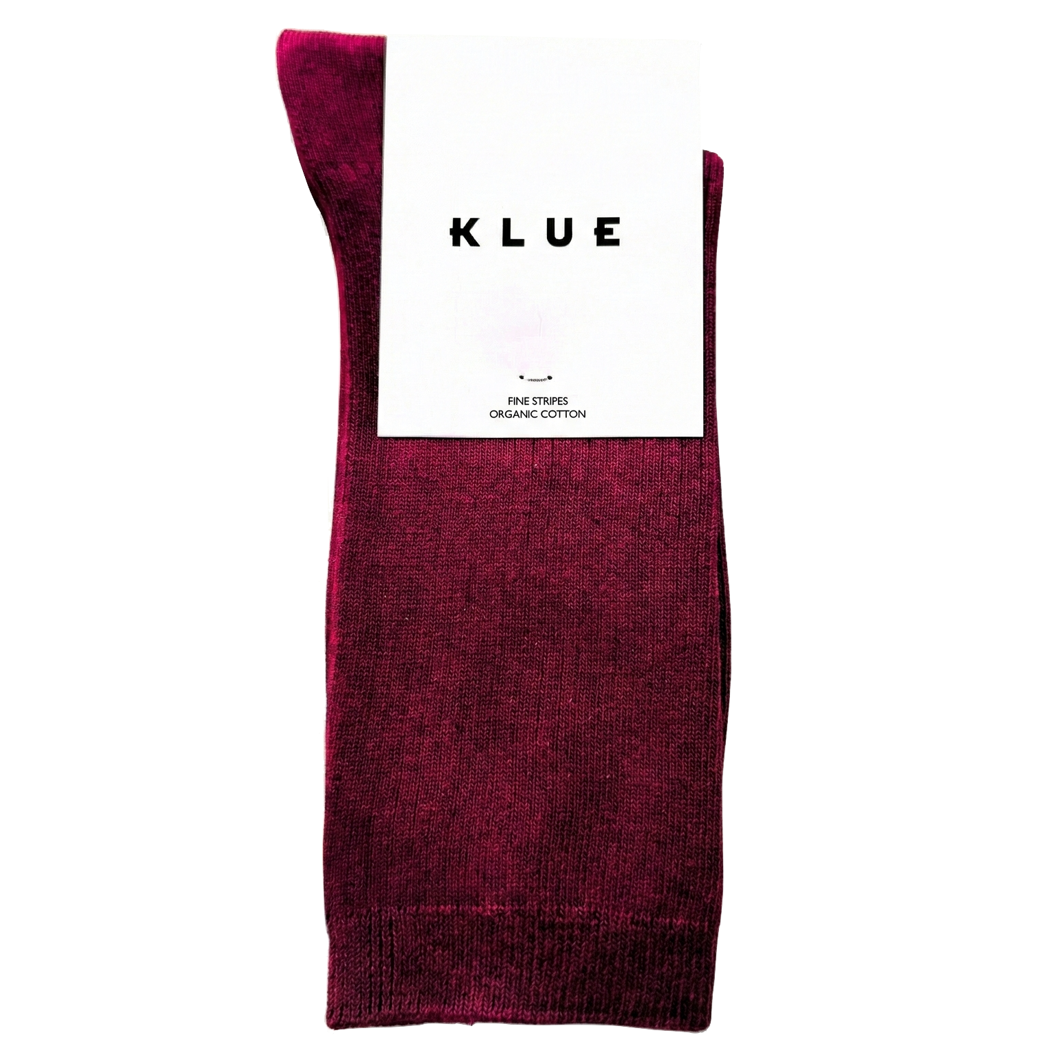 KLUE KLUE, Organic Fine Stripes, burgundy, 36-40