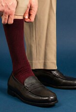 KLUE KLUE, Organic Fine Stripes, burgundy, 36-40