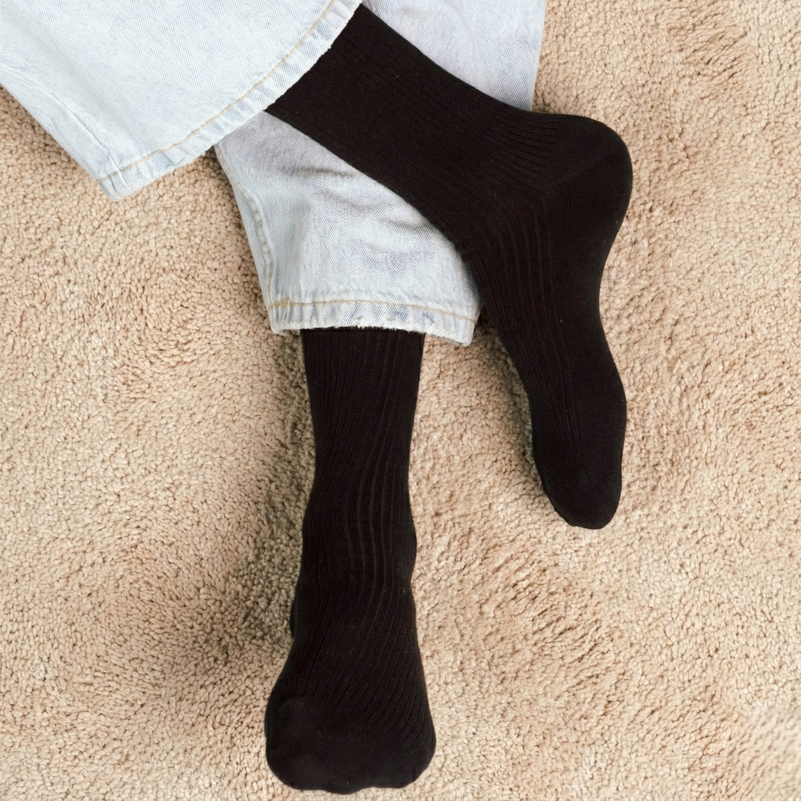 KLUE KLUE, Organic Fine Stripes, black, 36-40