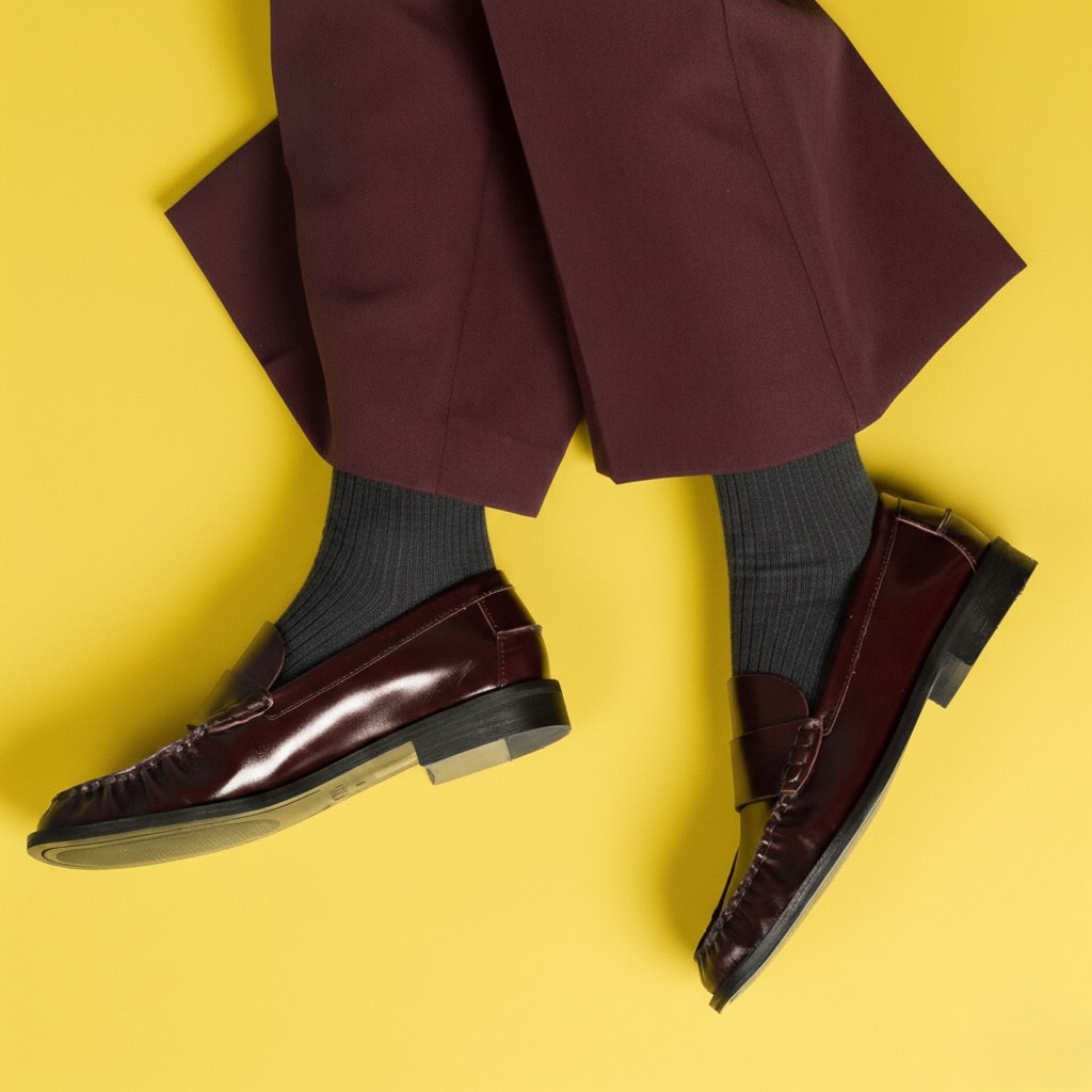 KLUE KLUE, Organic Fine Stripes, anthracite, 41-46