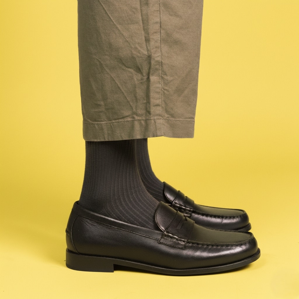 KLUE KLUE, Organic Fine Stripes, anthracite, 36-40