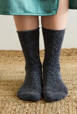 KLUE KLUE, Glitter Lurex Socks, grey, 36-40