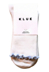 KLUE KLUE, Organic Socks w/ Ruffles, sky blue, 36-40