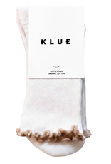 KLUE KLUE, Organic Socks w/ Ruffles, almond, 36-40