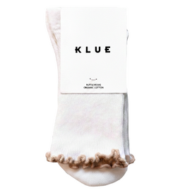 KLUE KLUE, Organic Socks w/ Ruffles, almond, 36-40