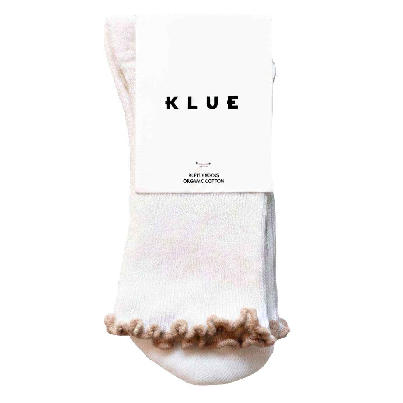 KLUE KLUE, Organic Socks w/ Ruffles, almond, 36-40