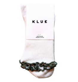KLUE KLUE, Organic Socks w/ Ruffles, khaki, 36-40