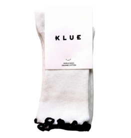 KLUE KLUE, Organic Socks w/ Ruffles, black, 36-40