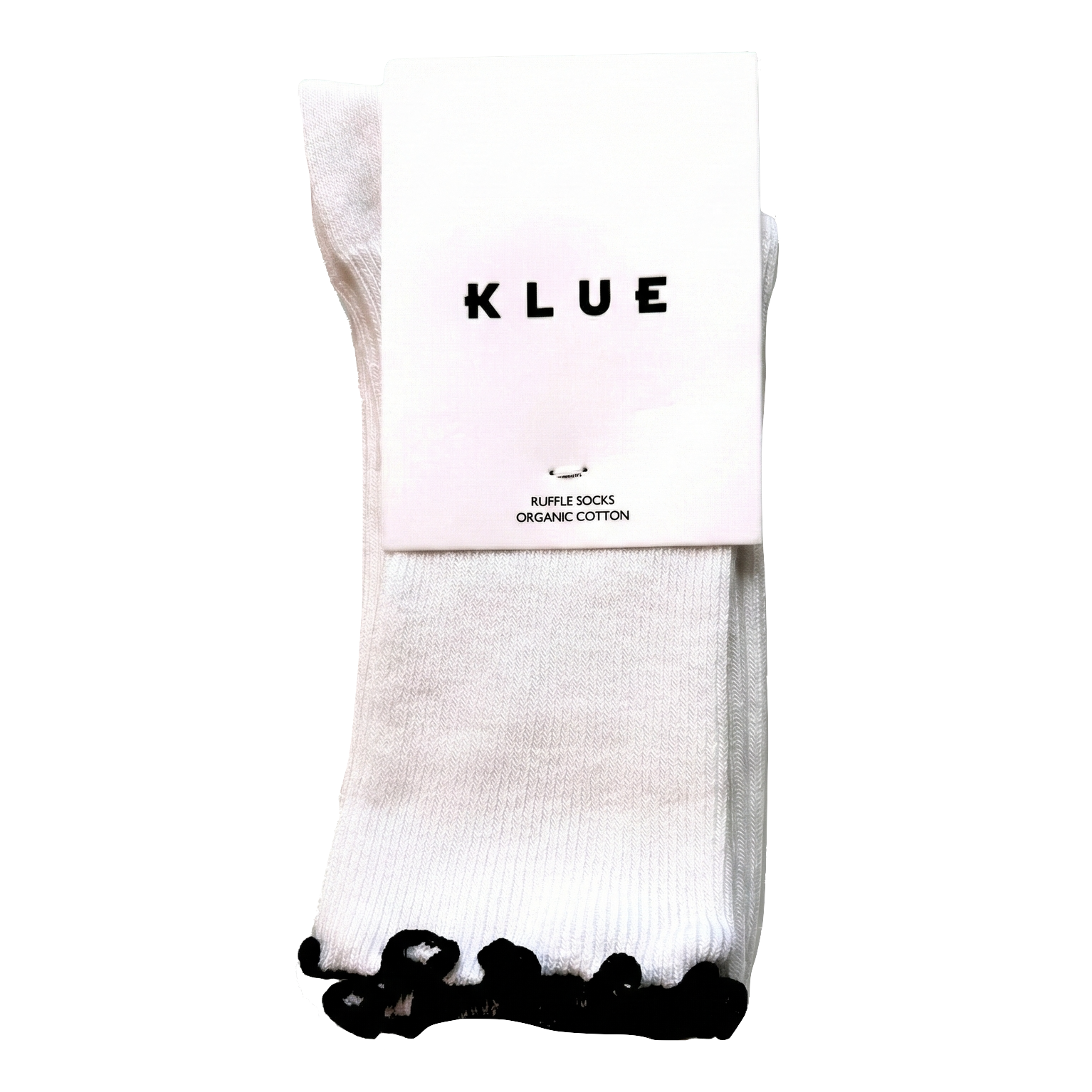 KLUE KLUE, Organic Socks w/ Ruffles, black, 36-40