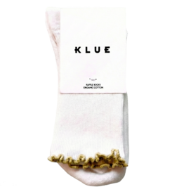 KLUE KLUE, Organic Socks w/ Ruffles, gold, 36-40