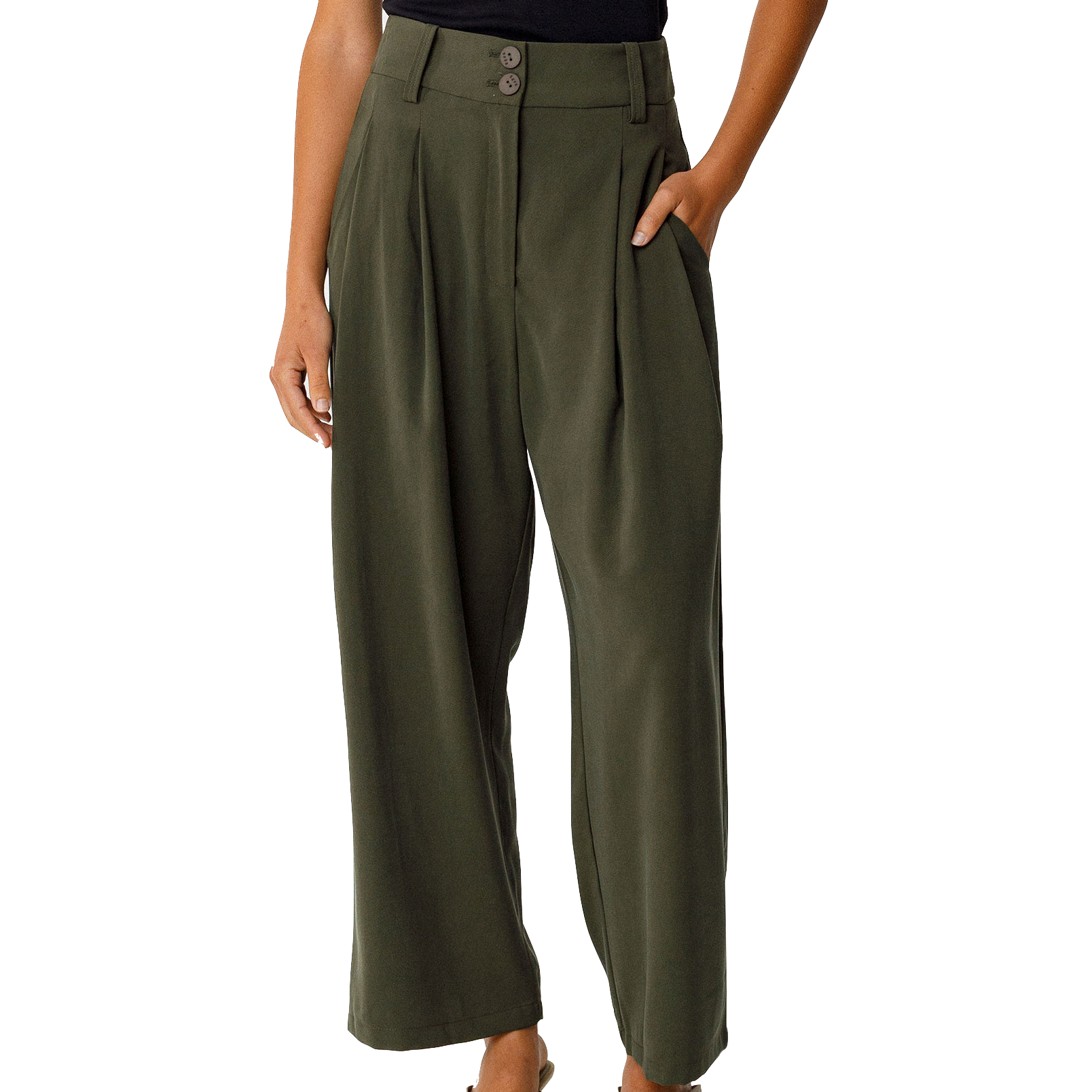 Skunkfunk Skfk, Esti Trouser, bottle green, XS (36)