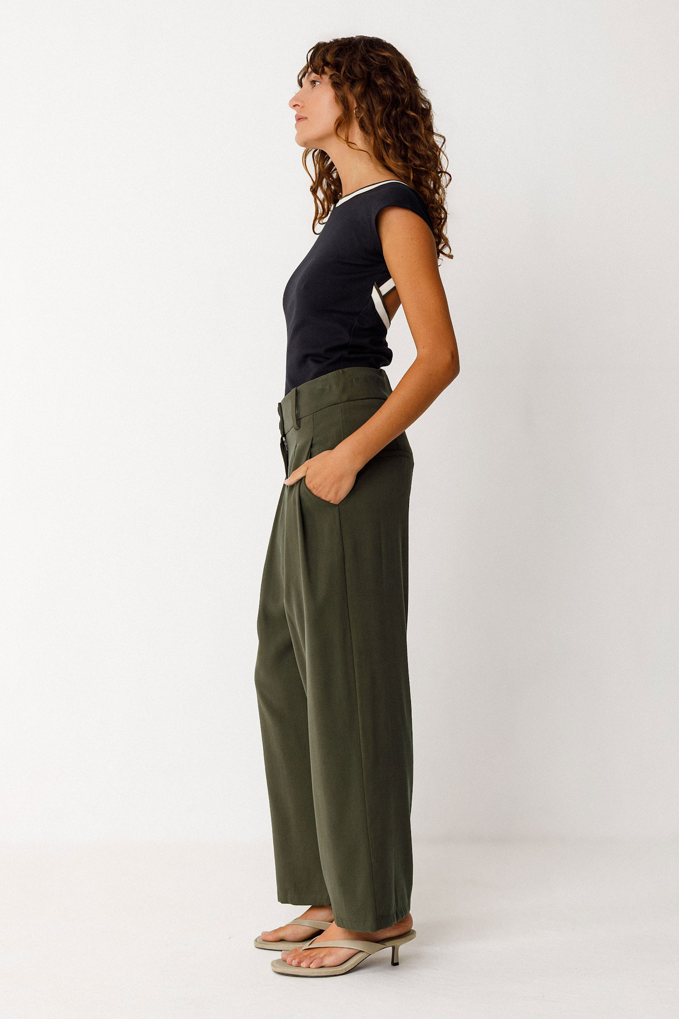 Skunkfunk Skfk, Esti Trouser, bottle green, XS (36)