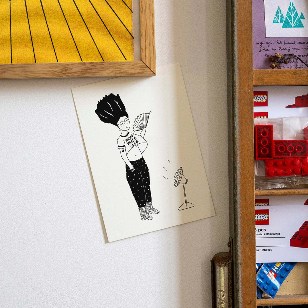 helen b helen b, Postkarte, menopause club