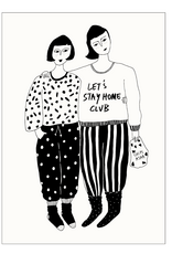 helen b helen b, Postkarte, stay home club