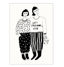 helen b helen b, Postkarte, stay home club