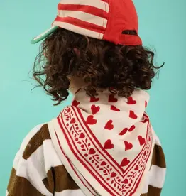 Maison Augustin, Baby Child Scarf Love, cherry