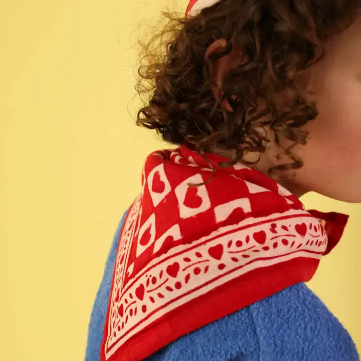 Maison Augustin, Baby Scarf Child Ruby Heart